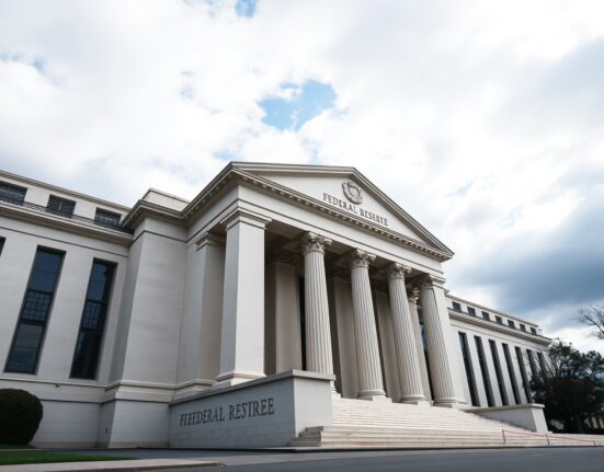 Federal Reserve building in Washington D.C. symbolizing Fed leadership uncertainty shaping Dollar outlook, as analyzed by DBS.