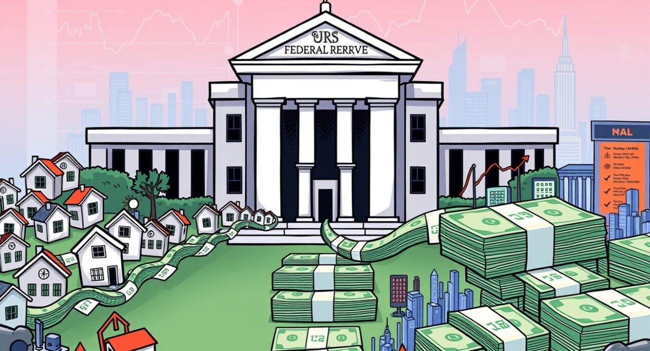 Illustrating the Federal Reserve's critical Fed MBS reinvestment strategy, shifting funds from mortgages to short-term Treasurys.