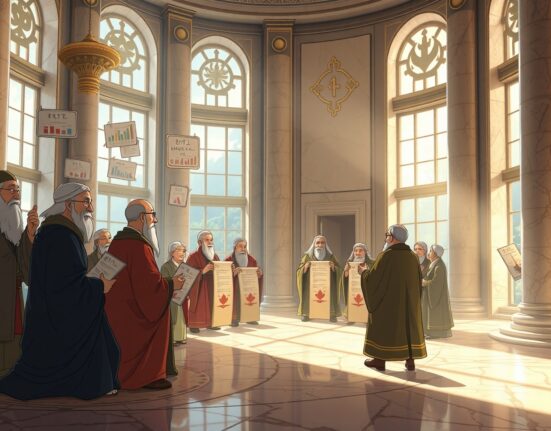 Federal Reserve committee divided over interest rate policy direction with economic charts