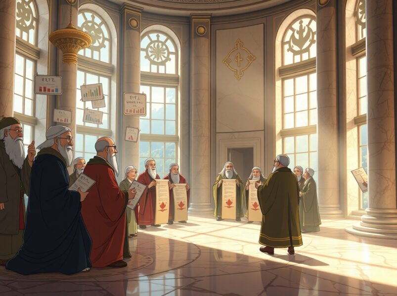 Federal Reserve committee divided over interest rate policy direction with economic charts