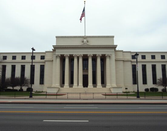 Exterior view of the Federal Reserve building in Washington, D.C.