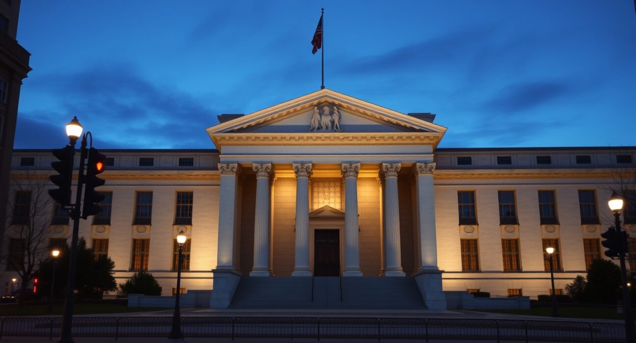 Federal Reserve building analysis for monetary policy decisions amid inflation concerns