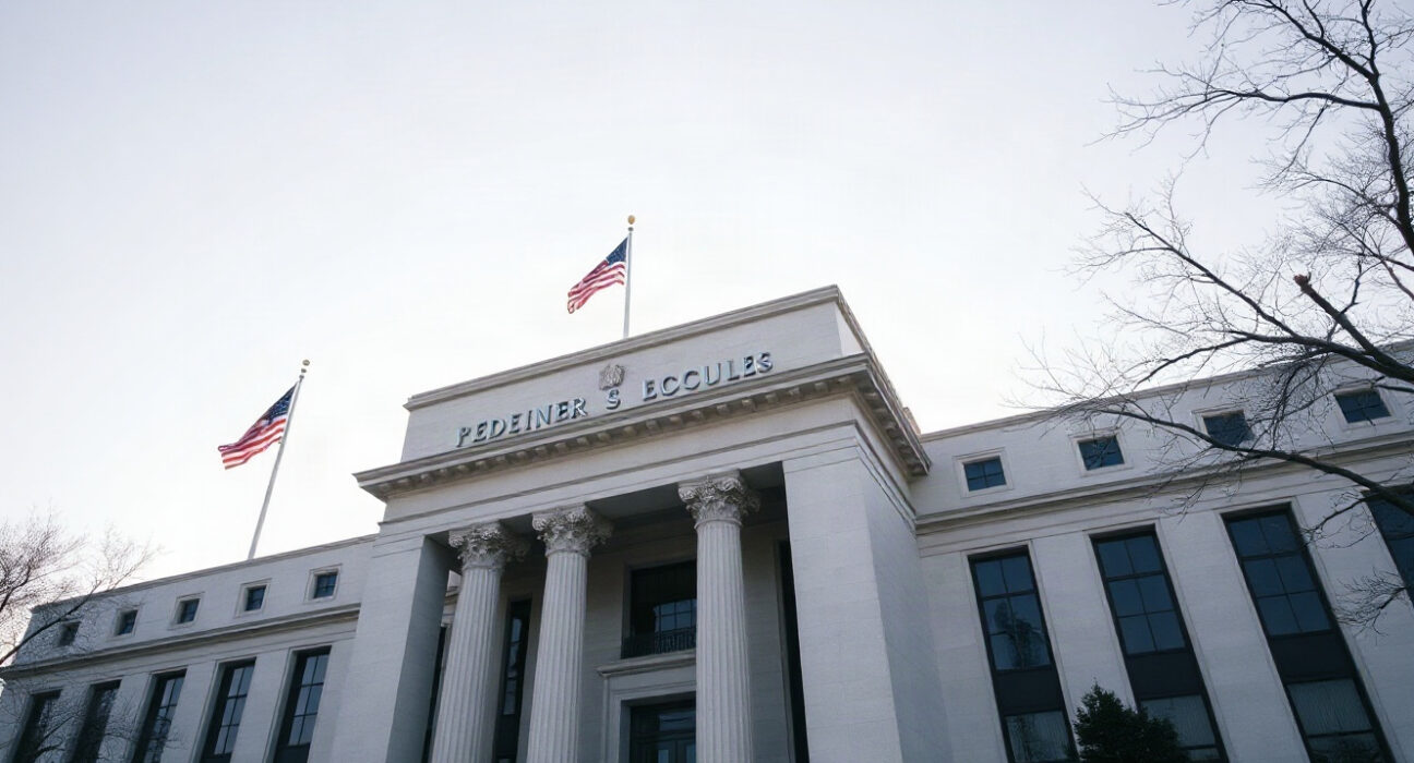 Federal Reserve Building in Washington, D.C., where the Fed minutes meeting on policy frequency was discussed.
