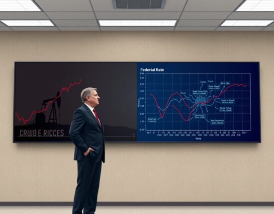 Federal Reserve analysis of oil price shock complicating interest rate decisions in 2025