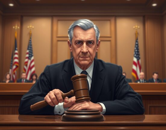 A federal judge presiding in court, representing the decision to dismiss subpoenas against Fed Chair Powell.