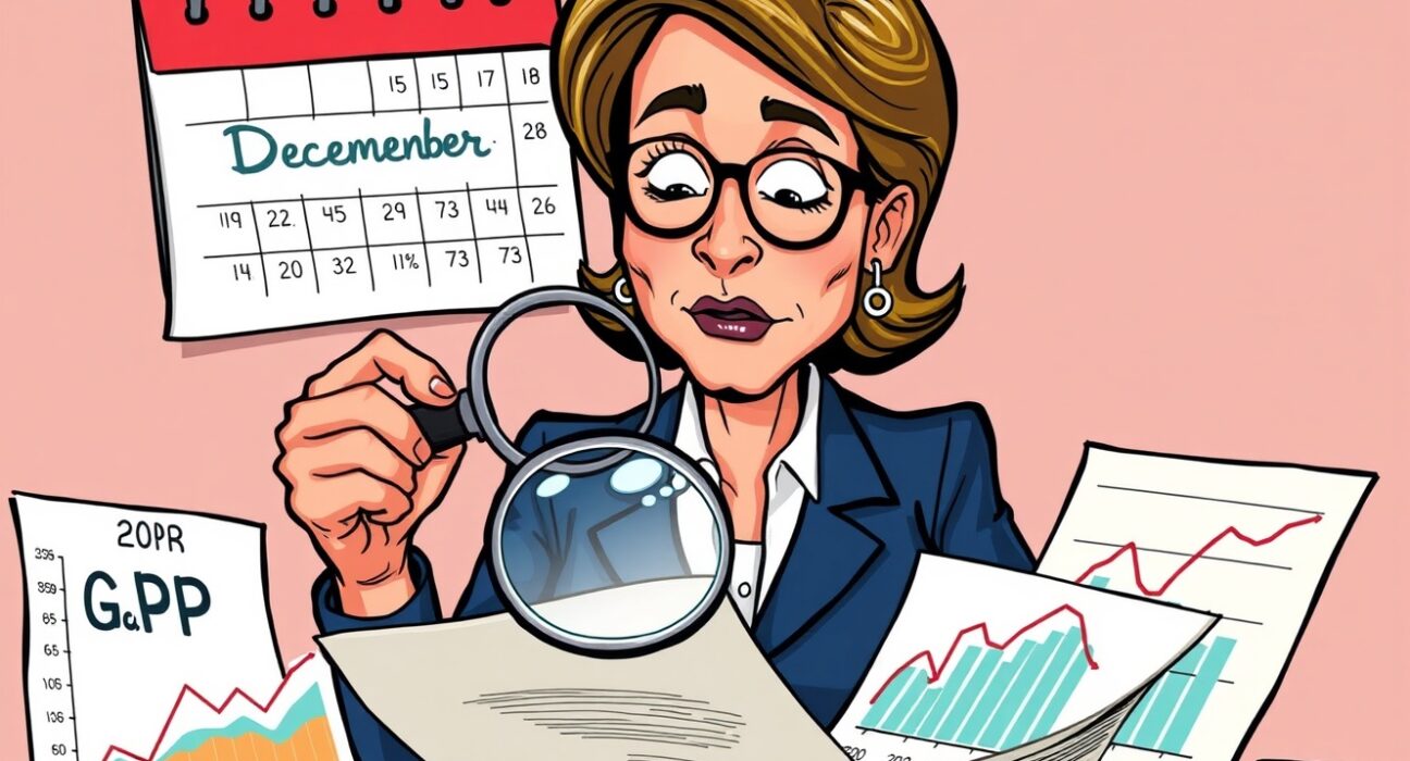 Federal Reserve Governor Lisa Cook carefully reviews economic data, hinting at a potential Fed rate cut decision.