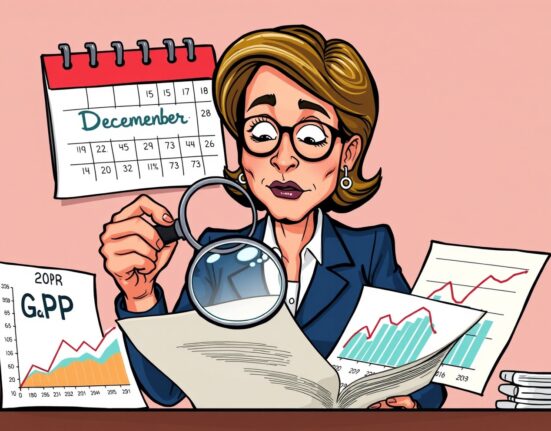 Federal Reserve Governor Lisa Cook carefully reviews economic data, hinting at a potential Fed rate cut decision.