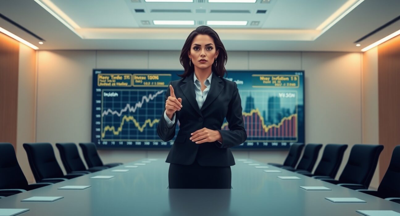 Economist analyzes Federal Reserve data charts showing conflicting inflation and interest rate trends.