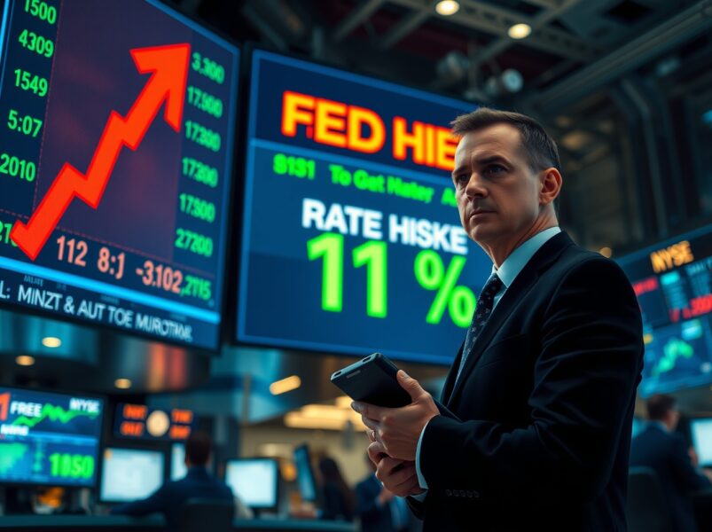Fed Rate Hike Odds Surge: Wall Street Now Bets on Tightening