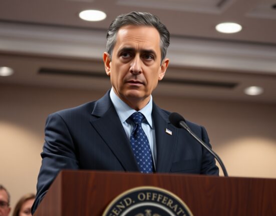 Federal Reserve President Alberto Musalem discussing interest rates and inflation concerns at economic policy forum