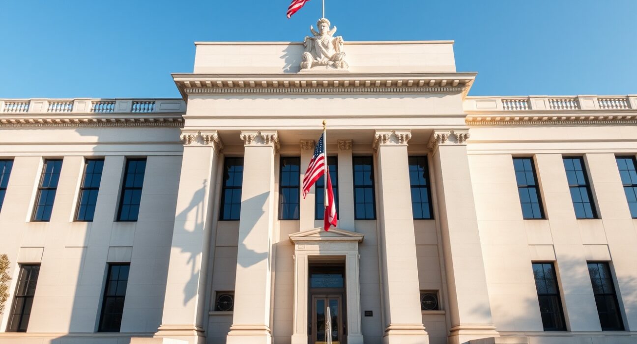 Exterior of the Federal Reserve Building in Washington, D.C.