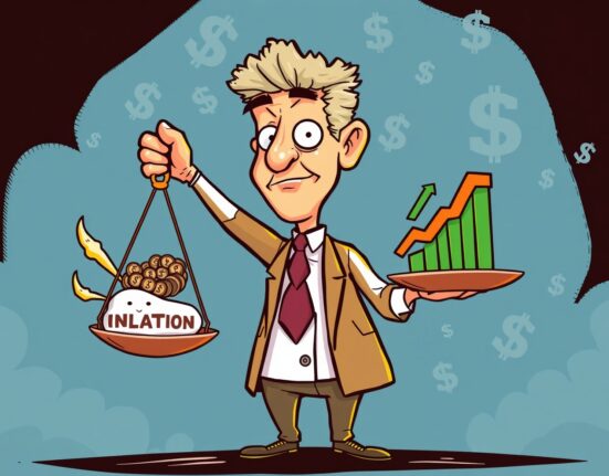 Federal Reserve maintaining restrictive policy to control inflation with economic indicators