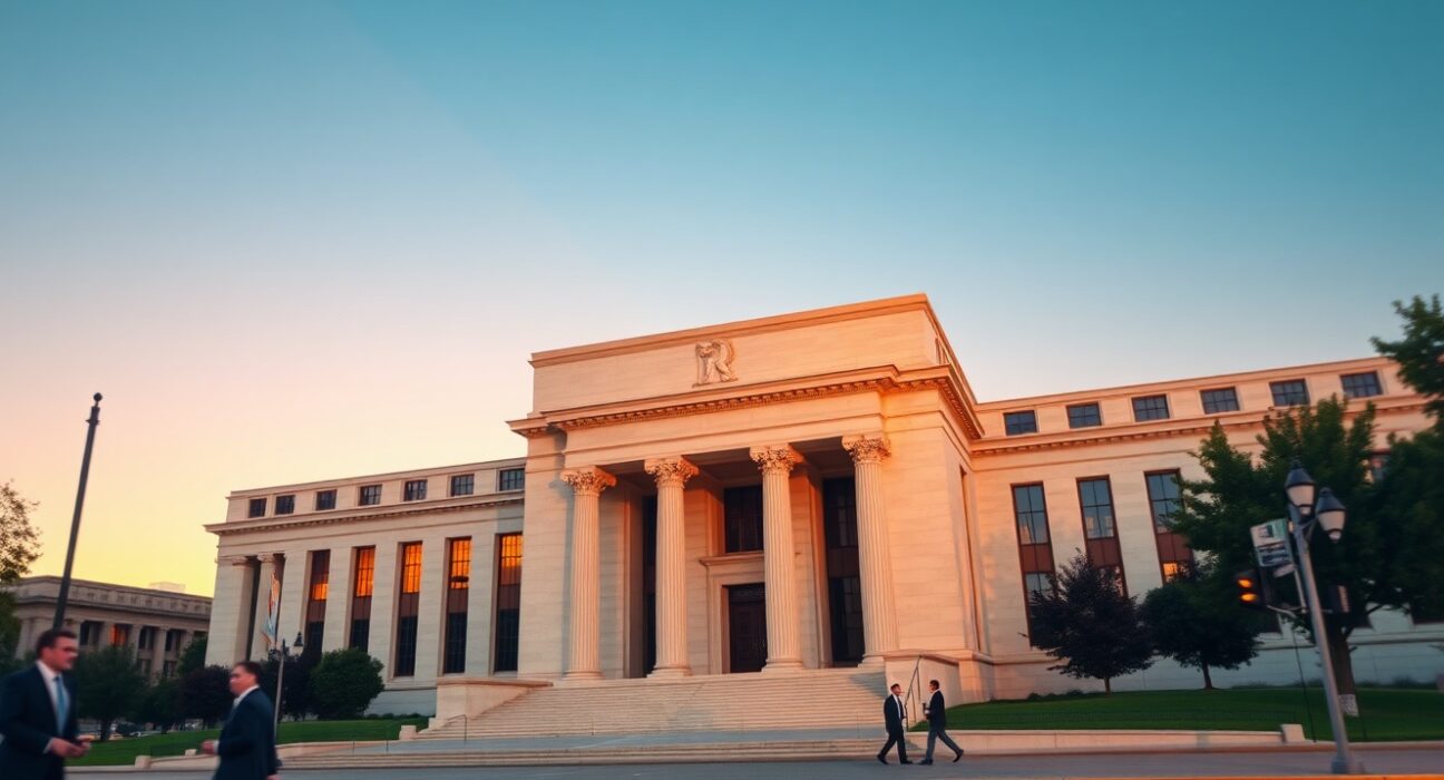 Federal Reserve building analysis of summer deadline for interest rate decisions