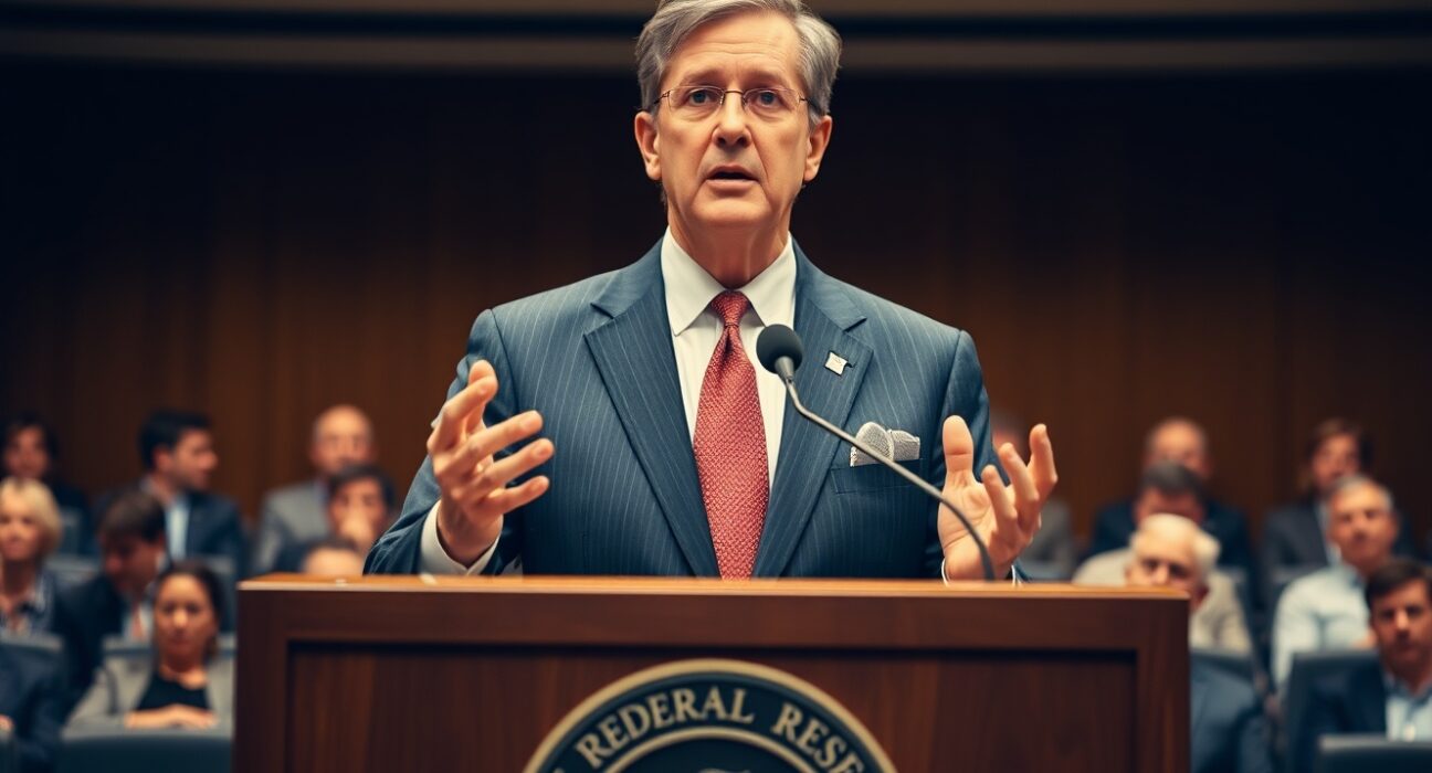 Federal Reserve Governor Christopher Waller discussing inflation and gas price impacts in 2025.