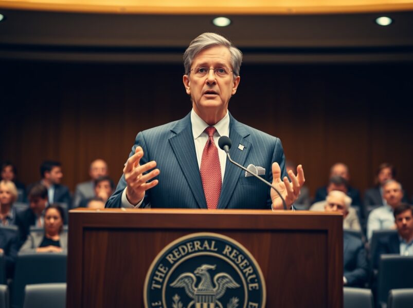 Federal Reserve Governor Christopher Waller discussing inflation and gas price impacts in 2025.