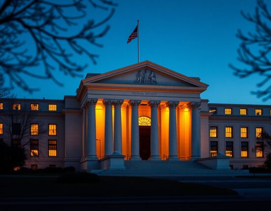 Federal Reserve building analysis for Warsh confirmation risks tracked by Danske Bank