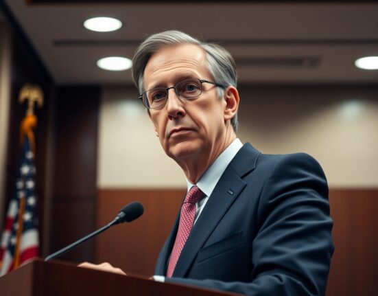 Federal Reserve's John Williams analyzing complex job market data and economic indicators.