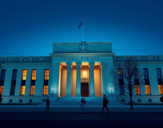 The Federal Reserve building in Washington D.C. representing the divided outlook on 2026 interest rate cuts.