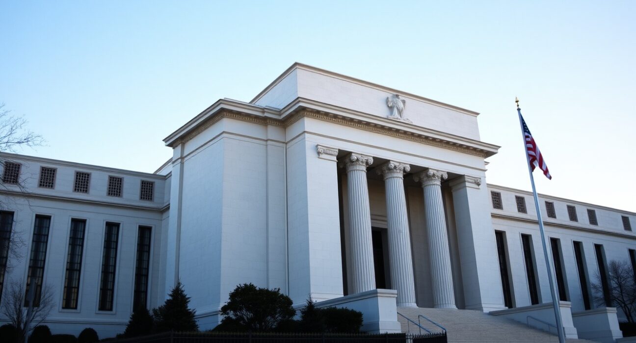 Exterior of the Federal Reserve building in Washington, D.C.