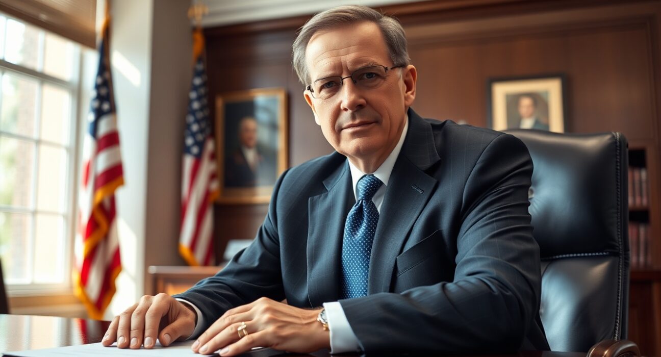 Federal Reserve Governor Christopher Waller discussing central bank policy independence in official setting