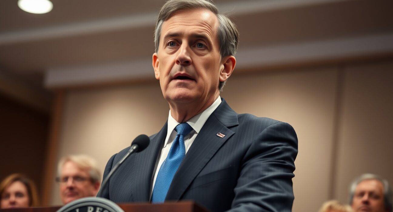 Federal Reserve Governor Christopher Waller discussing monetary policy and interest rate outlook for 2025.