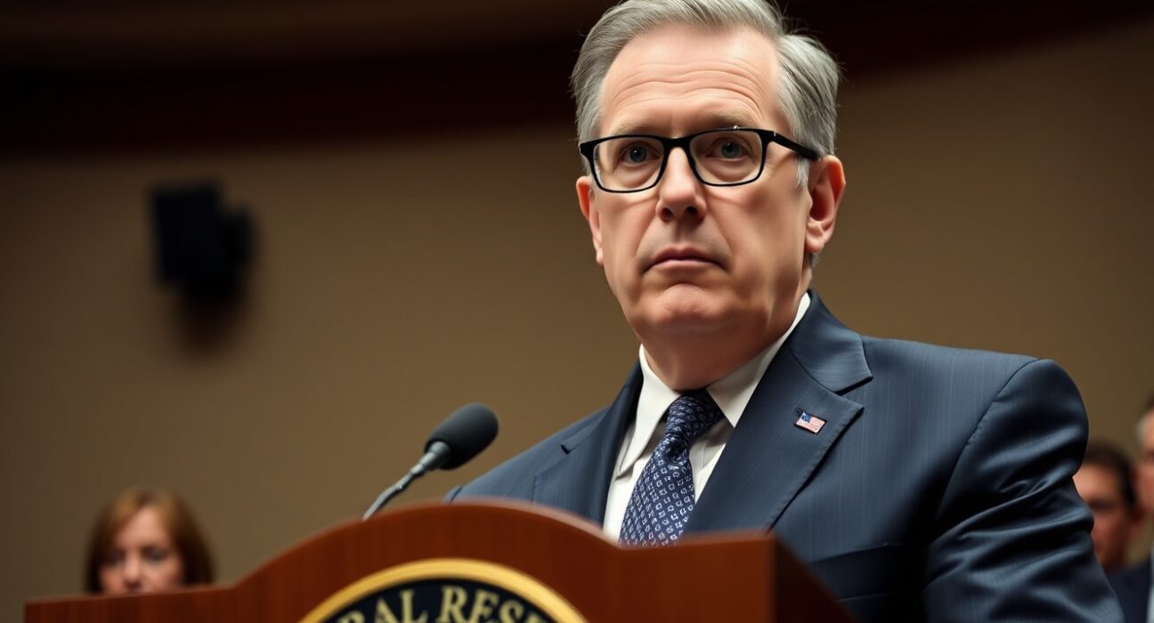 Federal Reserve Vice Chair Michael Barr discussing monetary policy and inflation targets at official hearing