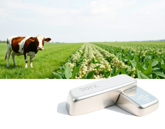 Feeder cattle, soybeans, and silver represent contrasting commodity market trends