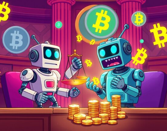 Fetch.ai lawsuit illustration showing legal conflict over token dumping allegations in cryptocurrency