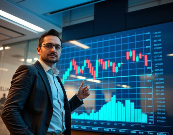 Financial analyst reviewing crypto chart showing Bitcoin, Ethereum, and Solana near capitulation zone