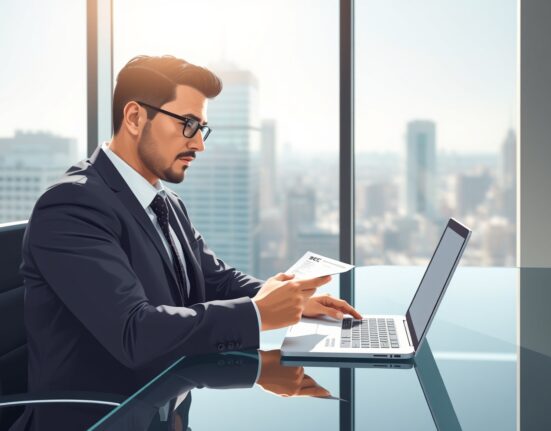 Financial analyst reviewing cryptocurrency regulations and market data for SEC compliance