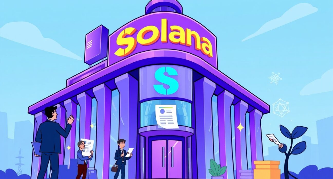 Fidelity SOL ETF filing process showing institutional crypto adoption breakthrough