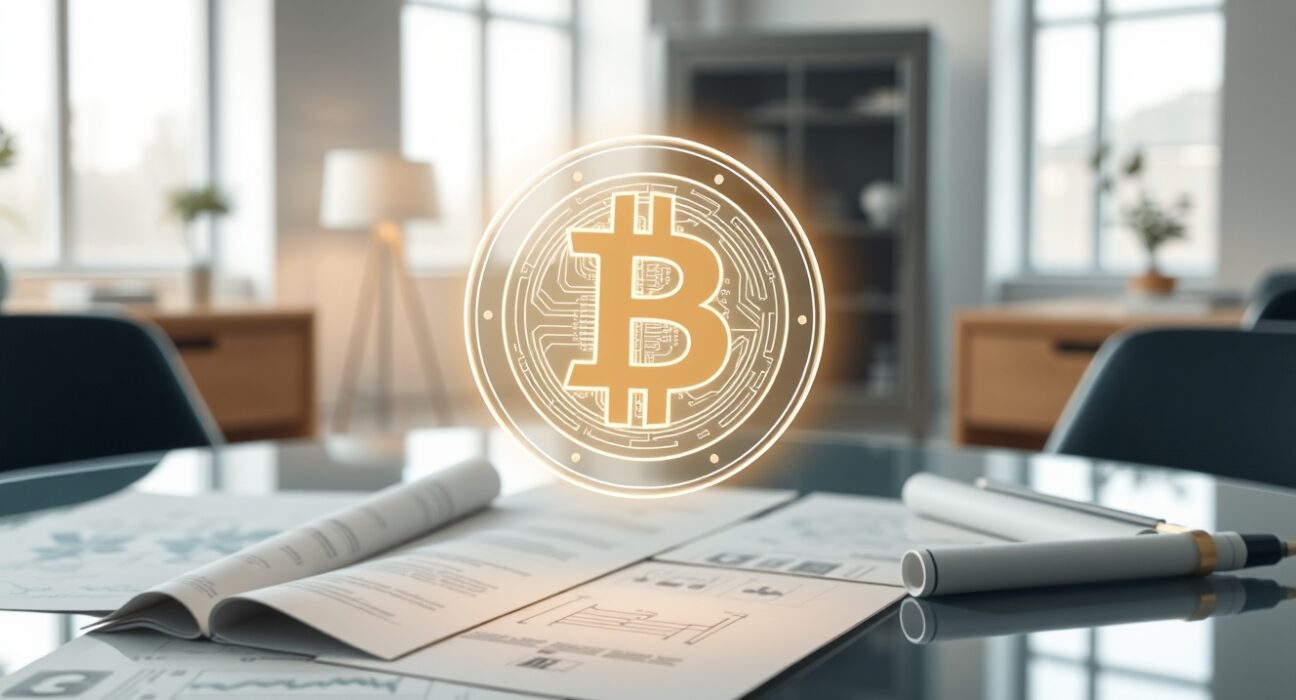 Digital token representing real-world asset tokenization for DeFi collateral on blockchain platform.