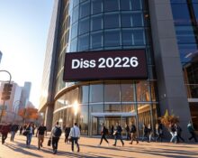 Exterior of Moscone West in San Francisco hosting Bitcoin World Disrupt 2026 tech conference