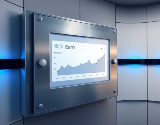 Fireblocks Earn feature dashboard for secure on-chain lending and stablecoin yield generation.