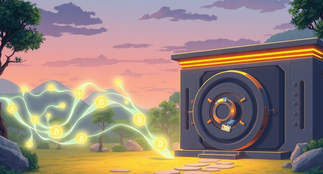 Fiserv INDX crypto payment system securely bridges digital currency with traditional banking infrastructure.