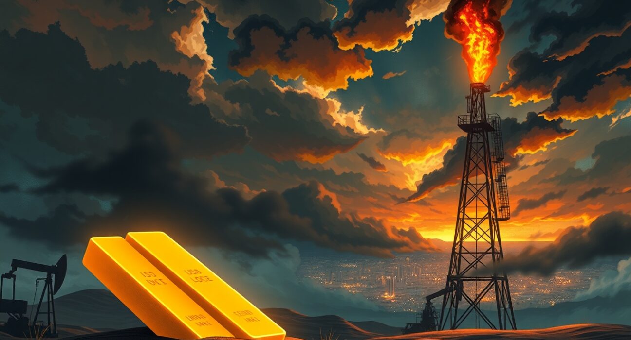 Forex Today analysis of oil, gold, and USD price surges following geopolitical strikes.