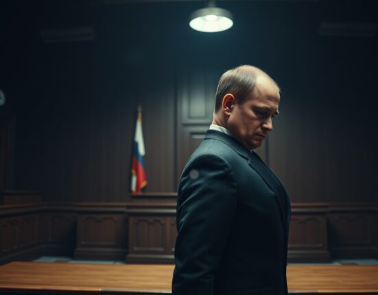 Former Binance Russia head Vladimir Smerkis in a courtroom setting, convicted of fraud