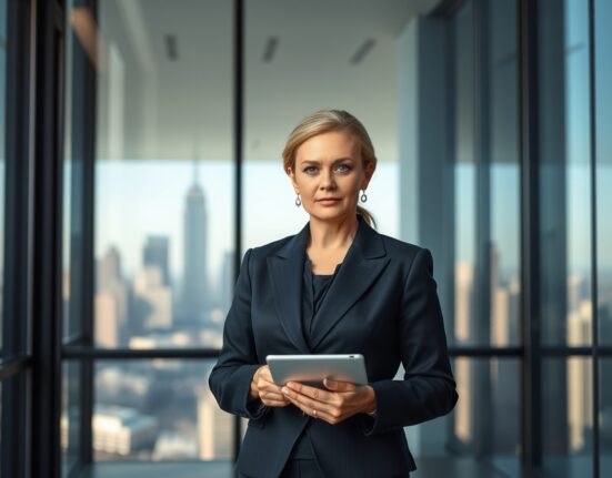 Former Silvergate Bank CRO Kate Fraher in a professional setting, looking serious