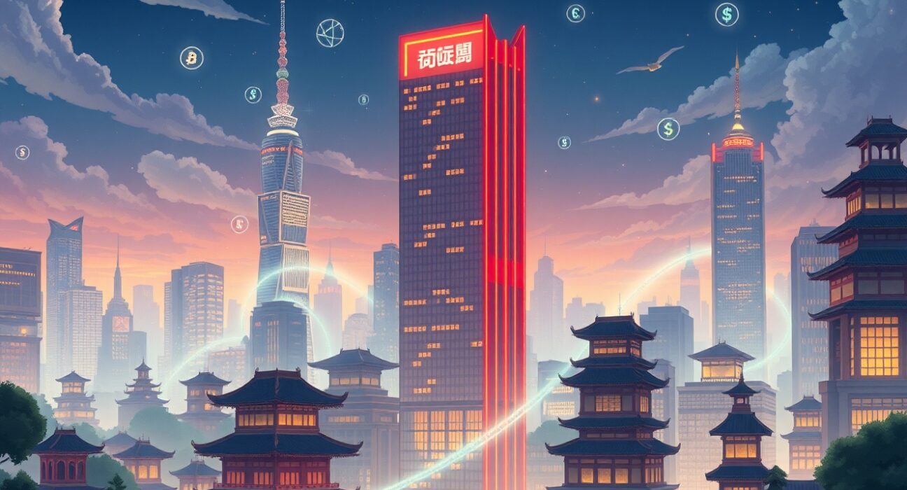 Fortune 500 companies integrating cryptocurrency and blockchain technology into corporate operations with digital asset streams.