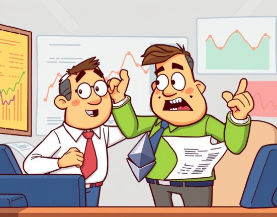 Founders Fund ETHZilla stake reduction shown through vibrant investment portfolio illustration