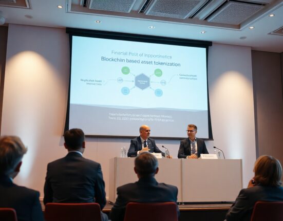 Panel discussion at WAIB Summit 2026 in Monaco featuring Franklin Templeton and BNP Paribas executives discussing asset tokenization