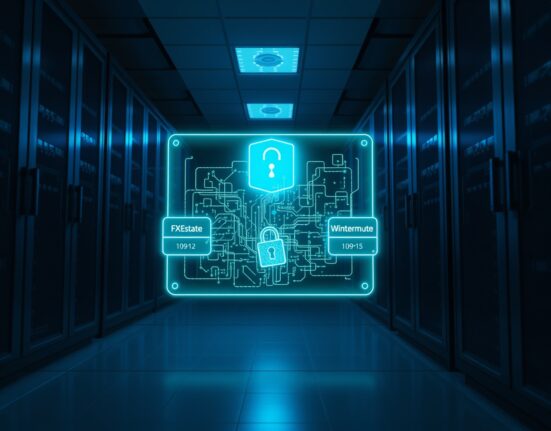 Blockchain transaction visualization representing the FTX ZRO token transfer to Wintermute.