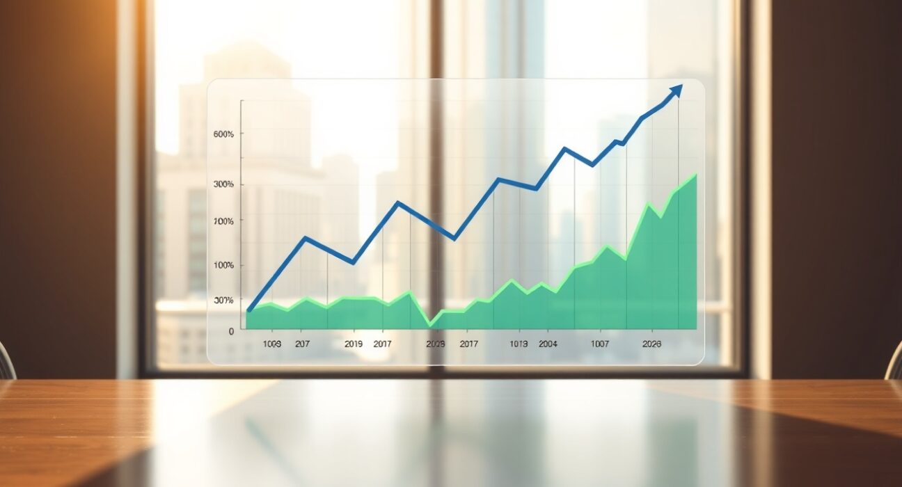 Financial chart showing the dramatic unrealized growth of the FTX investment portfolio before asset liquidation.