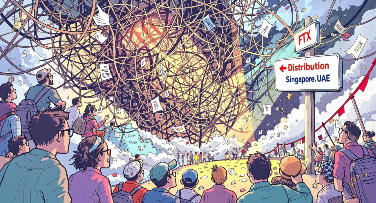 FTX creditors find hope as a clear path emerges through complex jurisdiction rules, symbolizing improved prospects for recovery.