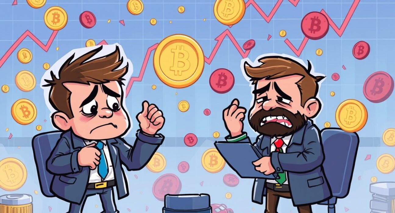 Massive futures liquidated causing cryptocurrency market chaos and trader distress