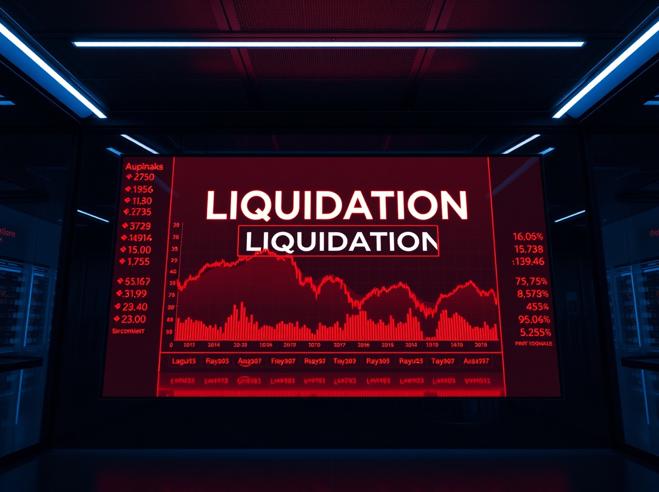 Liquidations de contrats à terme en hausse : 279 millions de dollars effacés en une heure alors que la volatilité du marché s'emballe