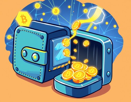 Galaxy Digital wallet securely transferring ASTR tokens in a vibrant blockchain network
