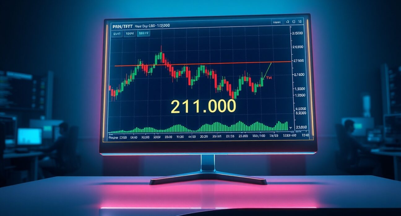 GBP/JPY forex chart showing price drop near 215.00 after UK Retail Sales data beat estimates