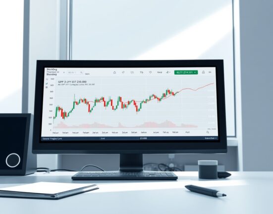 GBP/JPY forecast analysis on a professional trading terminal showing price defending the 215.00 level.