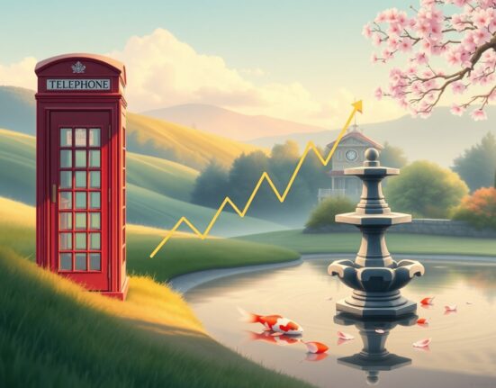 GBP/JPY exchange rate analysis with UK and Japan economic symbolism